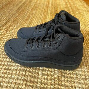 NEW Allbirds Women's Canvas Pacer Mids Shoes - Natural Black